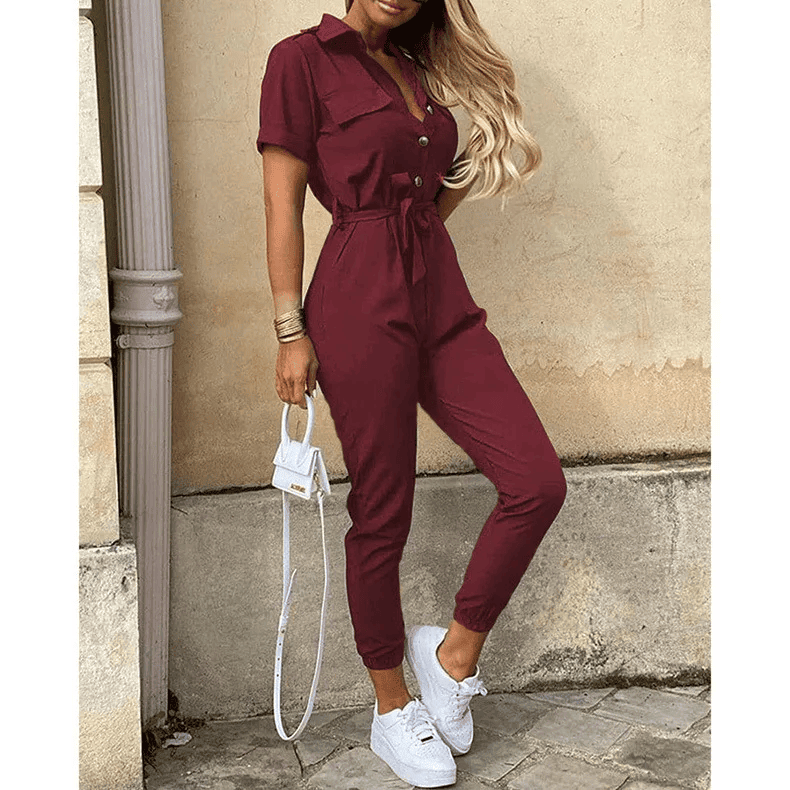 Halline™ | Elegant och Stilren Jumpsuit