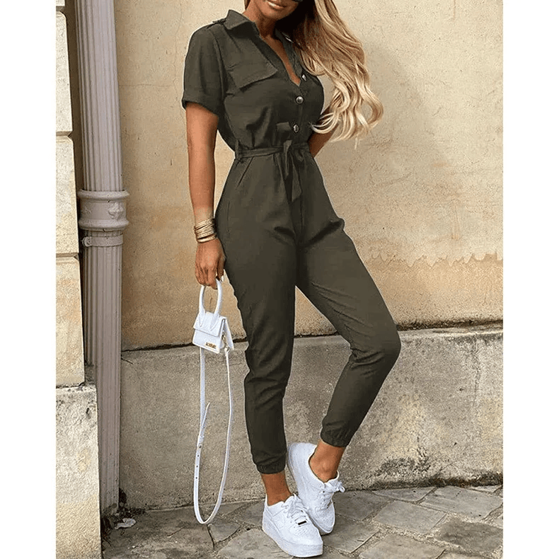 Halline™ | Elegant och Stilren Jumpsuit