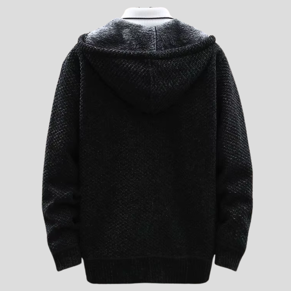 Vemric™ | Stickad Hoodie med Stil