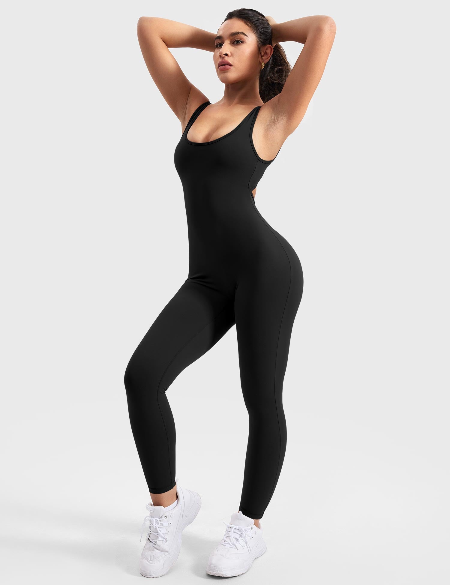 NovaFit™ | Gym Jumpsuit med V-Rygg